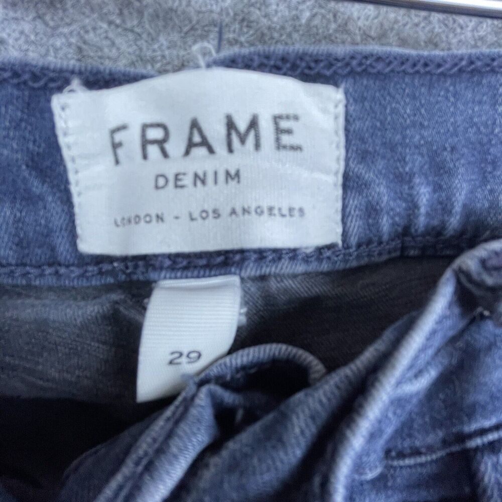 Frame Denim Jeans Womens 29 Headworth Ali High Rise Skinny Ankle Stretch - Picture 6 of 8